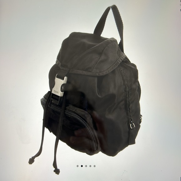 Authentic Prada small Tessuto drawstring backpack - Picture 7 of 8
